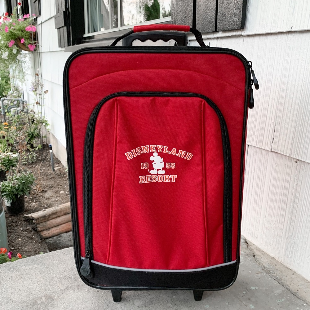 Disneyland Resort Red Suitcase